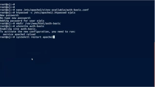 How to configure basic authentication in Apache