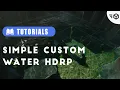 Simply Create Custom Mesh For Your Unity Water RP - River Lake