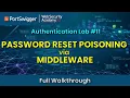 Password Reset Poisoning via Middleware PortSwigger Burp CE 2026