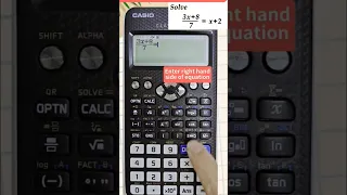 Solve Algebraic Equation using Calculator Class 9 Math