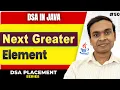 Next Greater Element in Java Stack Interview Problem DSA in Java