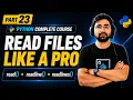 Python File Handling Explained read readline readlines with Statement Python Course