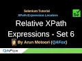 XPath Expression Locators - Part 11