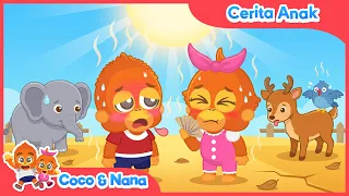 Kenapa Panas Sekali? ☀️ Mengenal Musim Kemarau | Coco dan Nana
