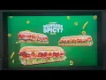 Subway Wannabe Spicy Menu Commercial 2026