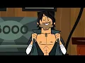Chris McLean taking his shirt off