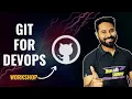 Git GitHub for DevOps Free Workshop By TrainWithShubham Hindi