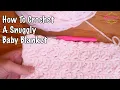 Crochet A Chenille Baby Blanket for Beginners