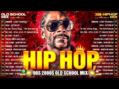 فيديو TOP OLD SCHOOL HIP HOP Ice Cube, Snoop Dogg,2Pac , Eminem, Dr. Dre, DMX, Xzibit, Method Man, 50 Cent