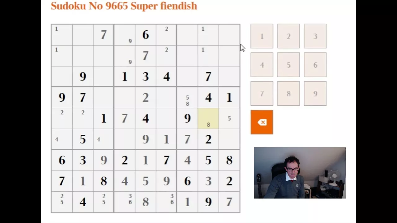 How to solve extremely difficult sudokus:  14 Feb 18