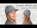 Instructions for sewing a 6 panel welders cap