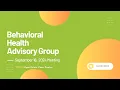 Behavioral Health Advisory Group Meeting Learn About The Dyer Crisis Care Center