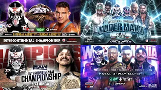 WWE Penta PPV Match Card Results Compilation 2025-2026 w Title Change