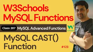 MySQL Functions MySQL Advanced Functions - MySQL CAST Function 207 W3Schools SQL Functon