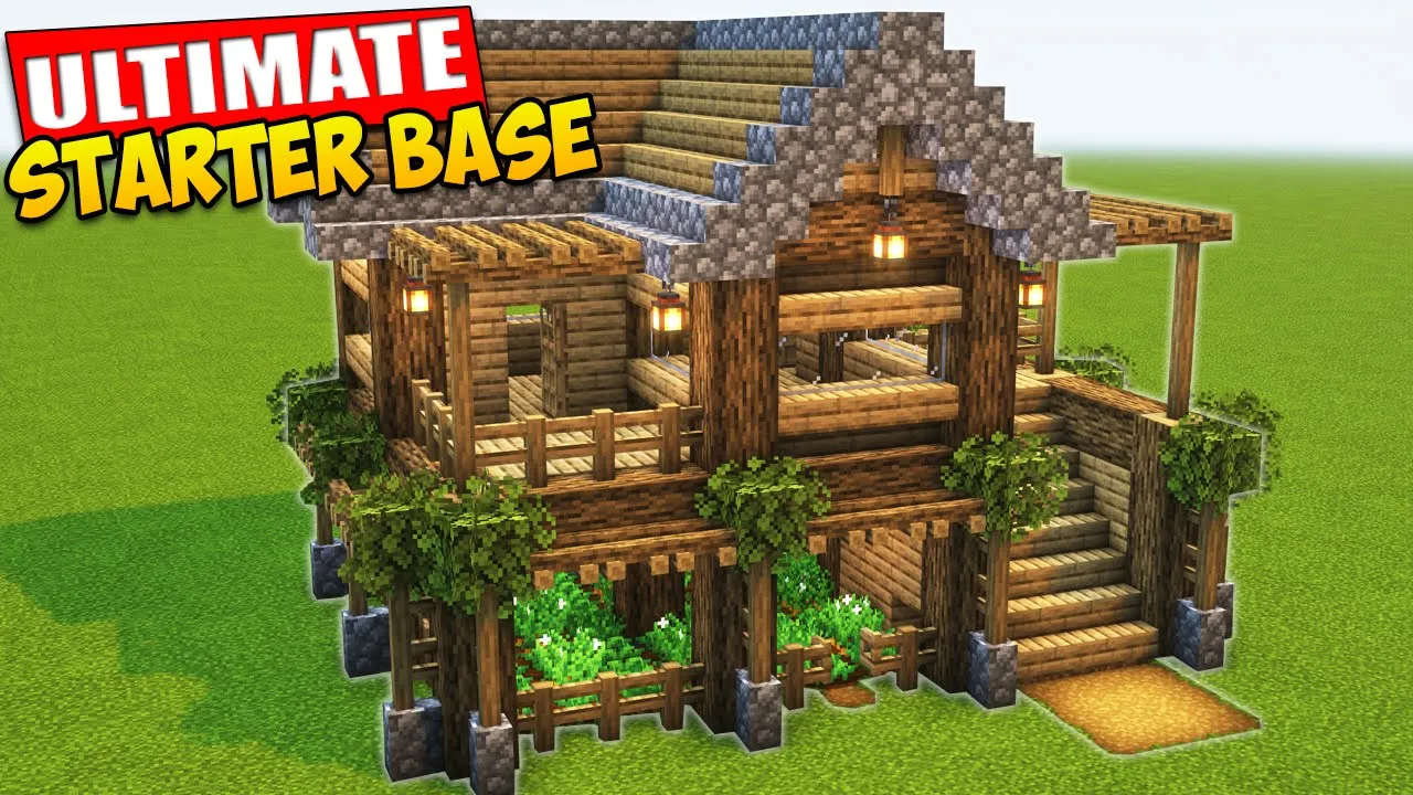 Minecraft: Ultimate Starter House Tutorial ⚒️