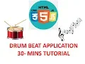 How to create Drum Beats Web App using HTML CSS and JavaScript Just in 30 Minutes