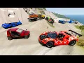 Racing Random Cars Around Huge Rocks and Jumps