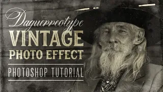 daguerreotype vintage photo effect photoshop tutorial free textures 
