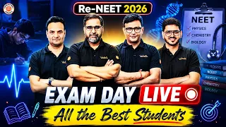 Re-NEET 2026 Exam Day LIVE | All the Best Students ❤️