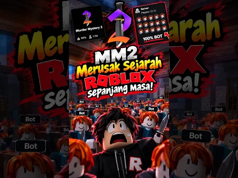 DIH MAP BOT SAMPAH!! MM 2 merusak sejarah roblox separah ini🥀