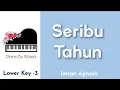 Download Lagu Seribu Tahun - Imran Ajmain (Piano Karaoke Lower Key -3)