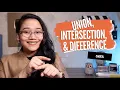 Union Intersection and Difference of Sets UPCAT and CSE Review