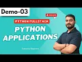 Python FullStack Demo 03 Python Applications Tutorial for Beginners