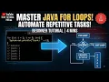 How to Use For Loops in Java Beginner Tutorial