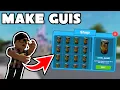 ROBLOX - HOW TO MAKE GUIS