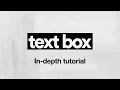 TextBox In-depth tutorial
