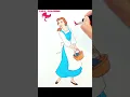 Disney princess Belle coloring book