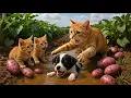Download Lagu Mama Cat Trims Fur on the Farm and Makes Tiger Hat For Kittens At Home🐾🎩🐯