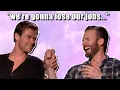 Download Lagu chris evans and chris hemsworth being crazy together for almost 9 minutes straight