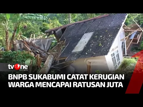 Diterjang Angin Puting Beliung, Belasan Rumah Warga di Sukabumi Rusak Parah