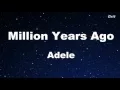 Download Lagu Million Years Ago - Adele Karaoke 【With Guide Melody】Instrumental