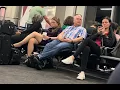 CANDID AIRLINES CROSSED LEGS Phosedelight