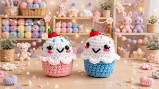 Como Tejer Cupcake a Crochet 