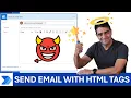 Why is HTML body messed up in Power Automate send email v2