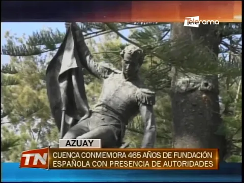 Cuenca conmemora 465 años de fundación española con presencia de autoridades