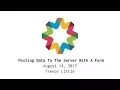 Lecture Posting Data To The Server With A Form