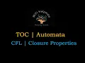 TOC CFL Closure Properties