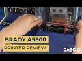 Brady A5500 Print Apply Flag Label Printer Overview