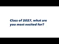 GW Class of 2027 what are you most excited for
