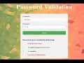 Easy password validation in jquery