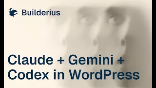 This WordPress Builder Runs Claude Gemini and Codex at Once