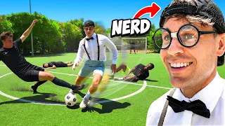 Nerd Plays Soccer and Breaks Ankles football