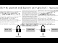 How to encrypt and decrypt text messages using OpenSSL