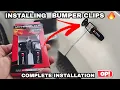 HOW TO FIT BUMPER CLIPS IN CAR ONE OF THE BEST MODIFICATION MOST DETAILED