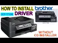 INSTALL DRIVER DCP-T710W BROTHER PRINTER WITHOUT CD INSTALLER