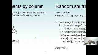 Python Language Lists for Multi-dimensional Data To access elements in a two-dimensional list